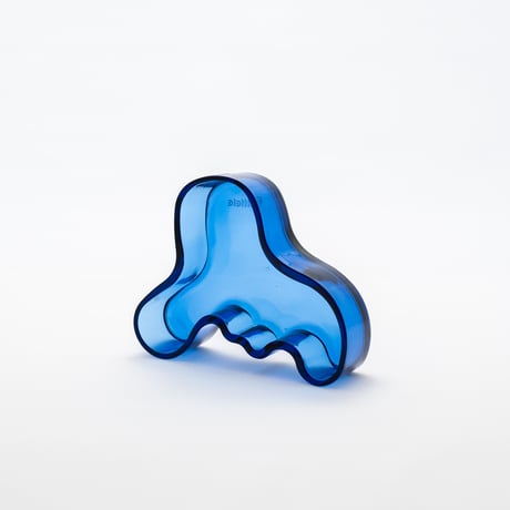 Iittala｜Aalto Collection｜bowl 136mm｜clear & ultramarine blue