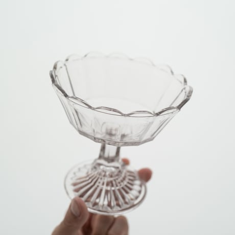 Nuutajarvi｜glass bowl φ12.4cm｜nötsjö stamp
