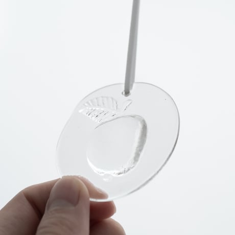Nuutajarvi｜glass ornament｜apple｜5