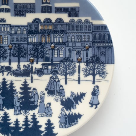 Arabia｜Christmas plate｜City