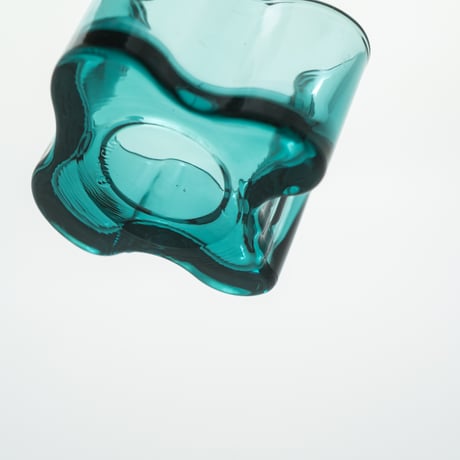 Iittala｜Aalto Collection｜candle holder H55mm｜sea blue