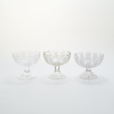 Nuutajarvi｜sugar bowl H8cm｜clear｜02