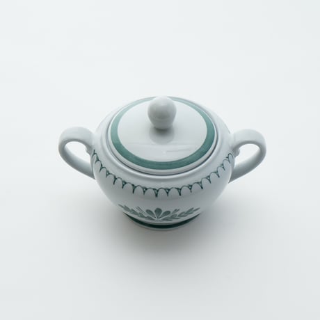 Arabia｜Green Thistle｜sugar pot