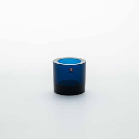 Iittala｜Kivi｜candle holder｜deep turquoise