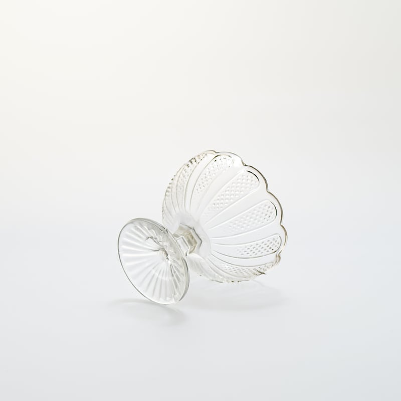 Nuutajarvi｜sugar bowl H8cm｜clear｜02 | lumikka shop