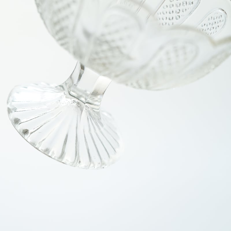 Nuutajarvi｜sugar bowl H8cm｜clear｜02 | lumikka shop