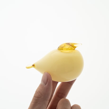 Nuutajarvi / Iittala｜Birds by Toikka｜Puffball｜yellow