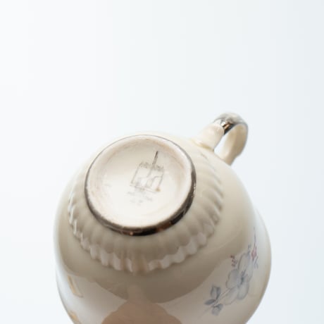 Old Arabia｜cup φ8.3cm｜flowers｜silver