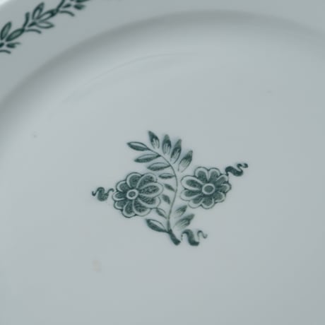 Old Arabia｜plate 23cm｜green｜flower