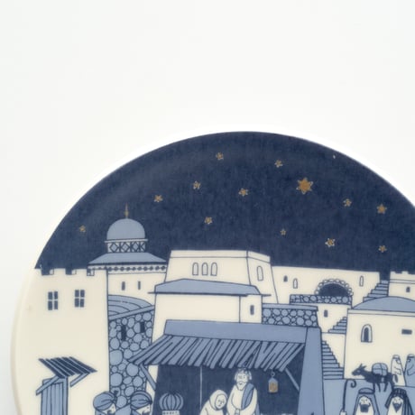 Arabia｜Christmas plate｜Crib