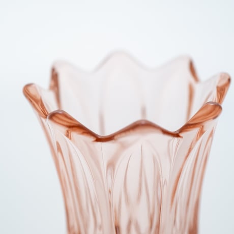 Nuutajarvi｜vase H10.8cm｜pink