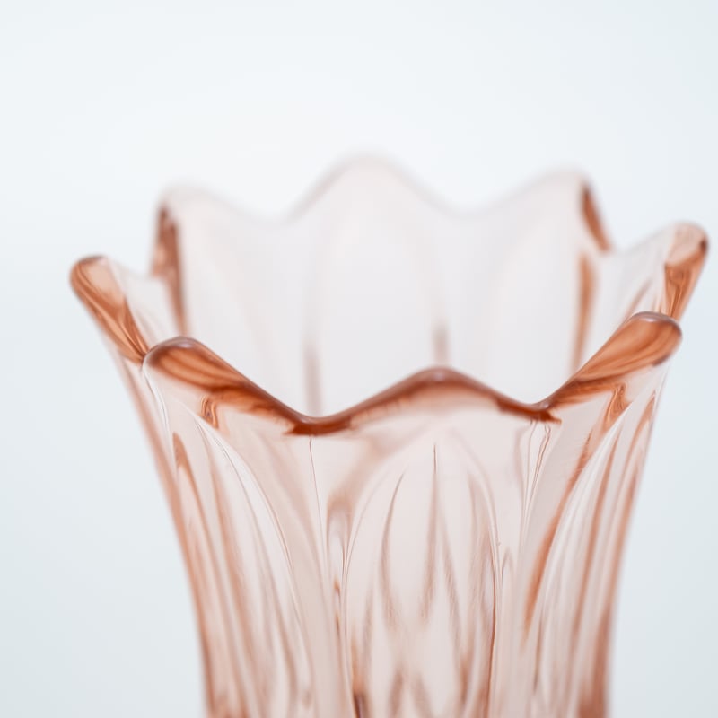 Nuutajarvi｜vase H10.8cm｜pink | lumikka shop