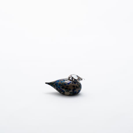 Iittala｜Birds by Toikka｜Small Goldcrest｜spotted smoke/black