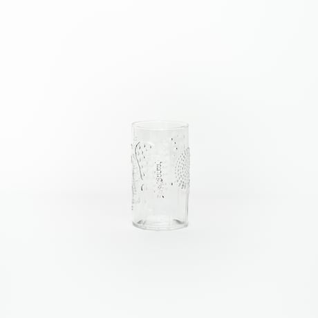 Nuutajarvi｜Flora｜tumbler φ5.7cm｜clear