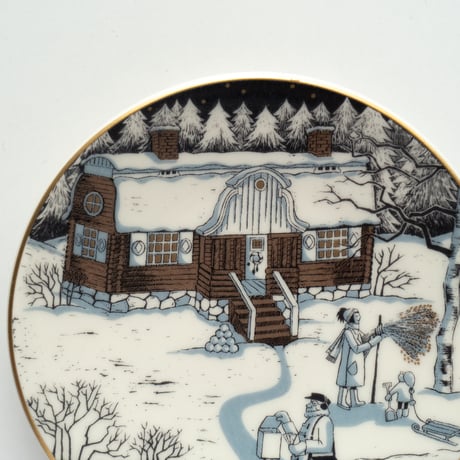Arabia｜Christmas plate｜Tove｜1991