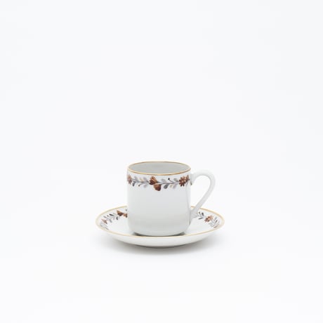 Arabia｜OC model｜cup φ5.5cm｜brown flower