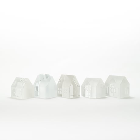 Iittala｜Village｜glass object｜1987｜Postman’s cottage
