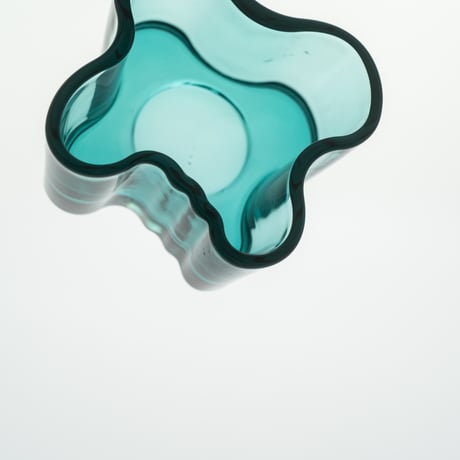 Iittala｜Aalto Collection｜candle holder H55mm｜sea blue