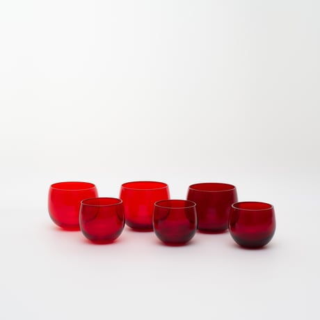 Nuutajarvi｜Marja(ﾏﾙﾔ)｜glass｜M｜red｜②