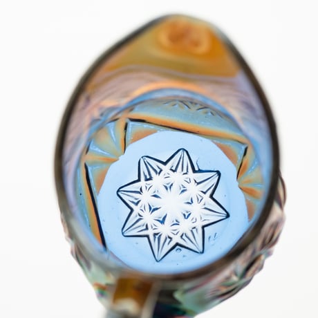 Riihimaki｜Carneval glass｜creamer φ7.4cm