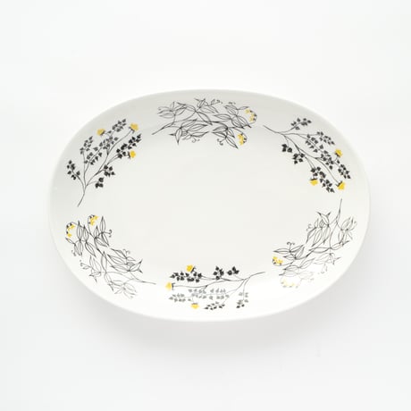 Arabia｜Hilkka｜oval plate 28cm