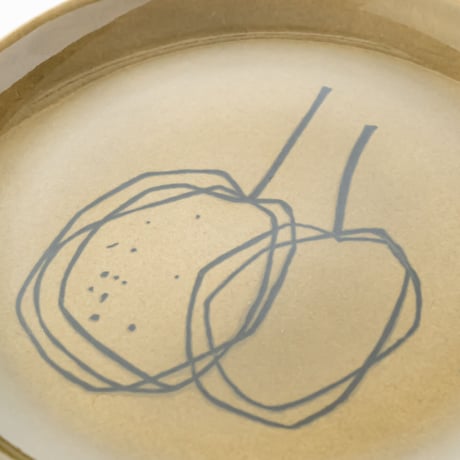 Arabia｜Graffito (ｸﾞﾗﾌｨｰﾄ)｜plate φ20cm｜Kiwi