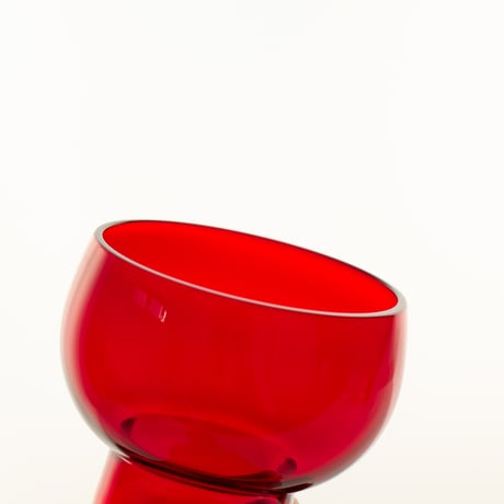 Nuutajarvi｜1119｜glass φ6.5cm｜red