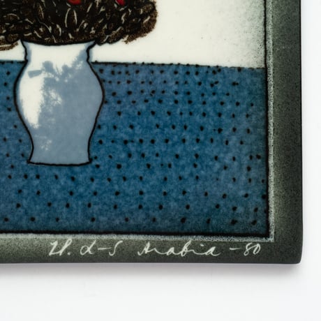 Arabia｜Helja｜wall plate｜bouquet