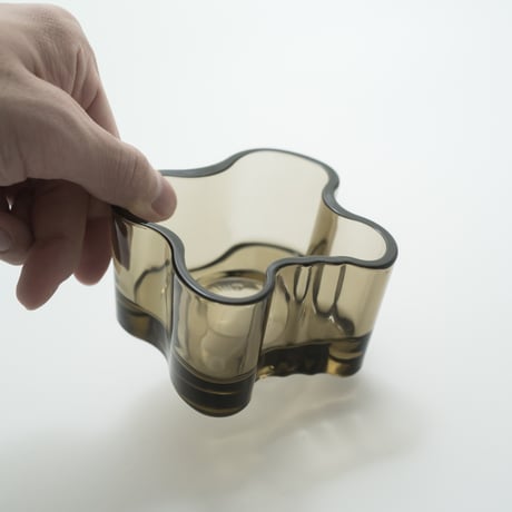 Iittala｜Aalto Collection｜candle holder H55mm｜sand