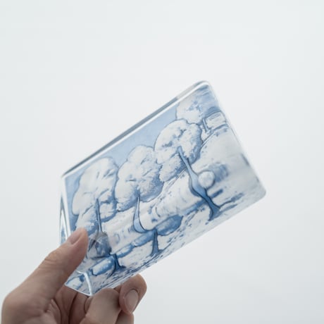 Arabia｜Helja｜glass card｜The silence of snow