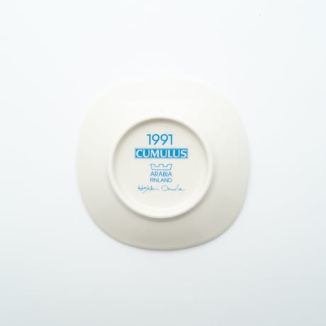 Arabia｜Cumulus｜wall plate｜1991｜cake