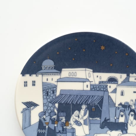 Arabia｜Christmas plate｜Crib