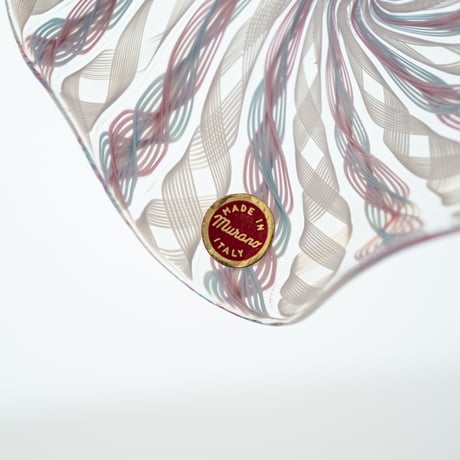 Murano｜filigree glass bowl φ10cm