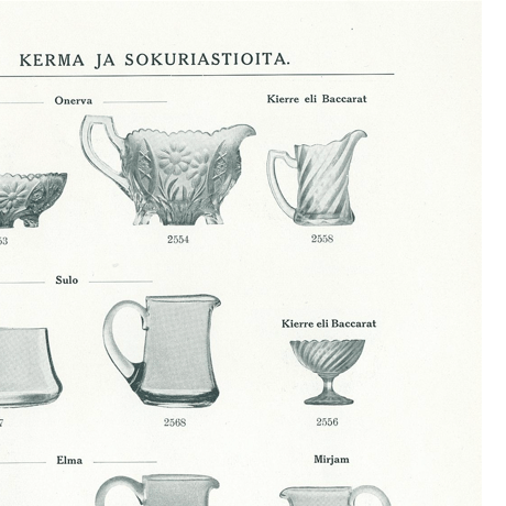 Riihimaki｜Baccarat｜creamer