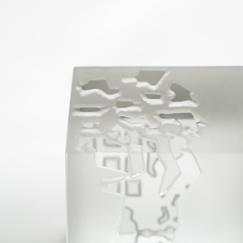Iittala｜Village｜glass object｜1988｜ Wooden house