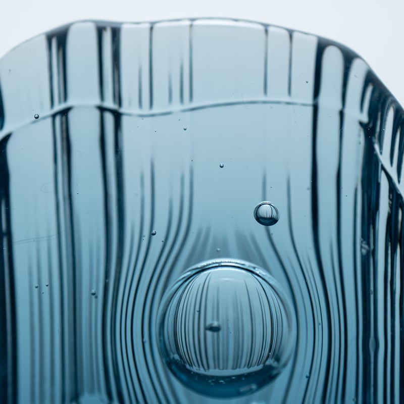 Iittala｜glass paperweight｜Midnight sun｜M｜2 | lu