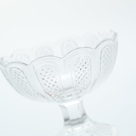 Nuutajarvi｜sugar bowl H8cm｜clear｜03