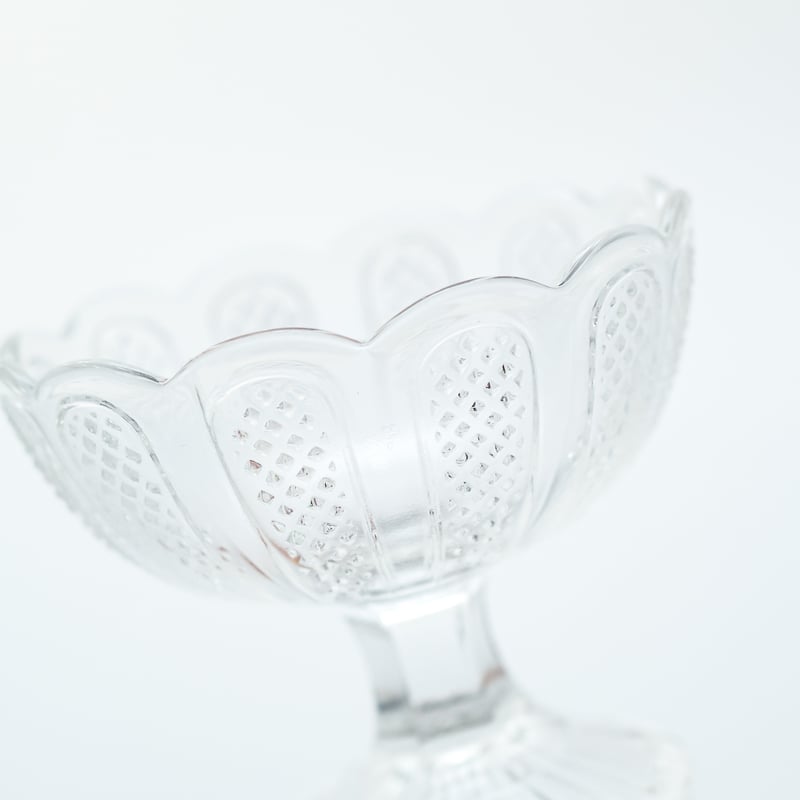 Nuutajarvi｜sugar bowl H8cm｜clear｜03 | lumikka shop