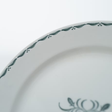 Old Arabia｜plate φ23cm｜green｜flower pot