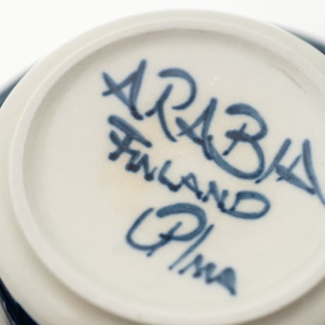 Arabia｜Anemone｜cup φ10cm｜blue｜3