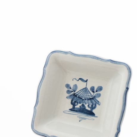 Royal Copenhagen｜Tranquebar｜plate 7.8cm｜hut