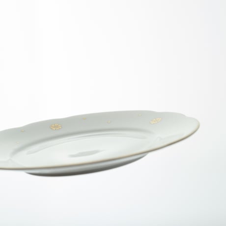 Arabia｜Z model｜plate φ17cm｜dots and flowers