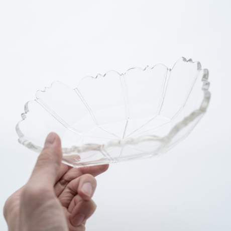 Iittala｜Pekka｜glass tray 18.5cm