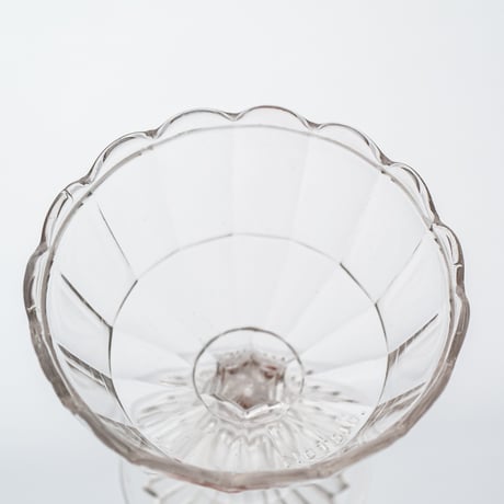 Nuutajarvi｜glass bowl φ11.6cm｜nötsjö stamp