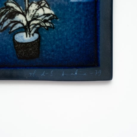 Arabia｜Helja｜wall plate｜amaryllis