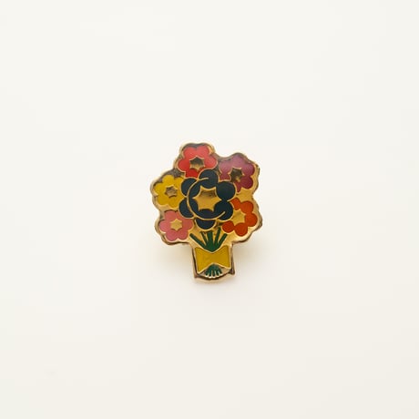 Pin badge｜Flower bouquet
