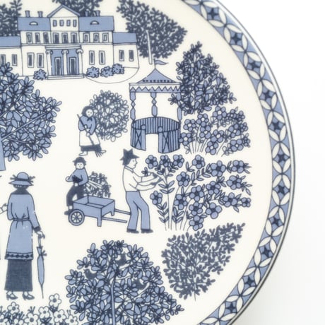 Arabia｜wall plate φ12cm｜summer