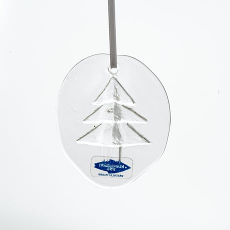 Nuutajarvi｜glass ornament｜tree