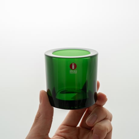 Iittala｜Kivi｜candle holder｜christmas green