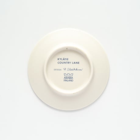 Arabia｜Christmas plate｜Country lane